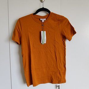 NWT Burnt Orange Scoop neck T-Shirt